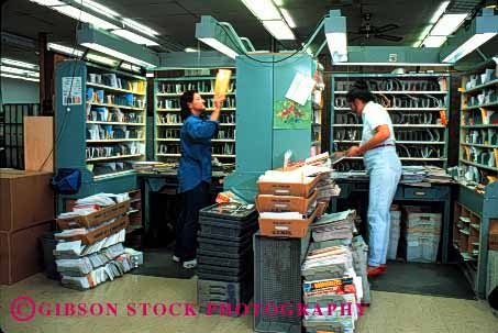 Stock Photo #1809: keywords -  career carrier communicate deliver employee emplyees horz income industry job jobs letter letters mail occupation office organize organizes organizing package parcel people person post postal released service shipping sort sorter sorting sorts stamp woman women work workers