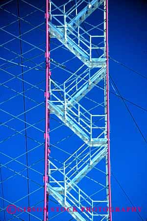 Stock Photo #1862: keywords -  ge geometric scaffold tower vert