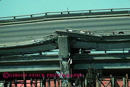 Stock Photo #1867: keywords -  apa claim collapsed damage danger destruction disaster earthquake fall francisco freeway horz insurance loss oakland property risk san shake vibrate