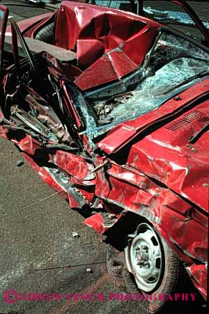 Stock Photo #1871: keywords - apart car claim crushed damage danger destruction disaster earthquake fall francisco insurance loss property risk san shake vert vibrate