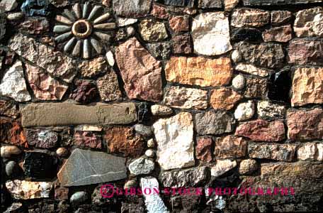 Stock Photo #1878: keywords -  abstract geometric geometry horz irregular masonry network pattern shapes stone texture wall