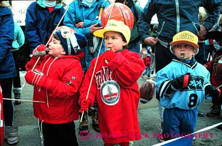 Stock Photo #1906: keywords -  boys children costume cute football halloween horz parade