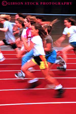 Stock Photo #6046: keywords - action and athlete athletic attempt blur child children class competition contest dynamic effort elementary field fifth foot girl girls grade mixed motion move movement practice race racer racers racing run runner runners running school sport strength together track try vert