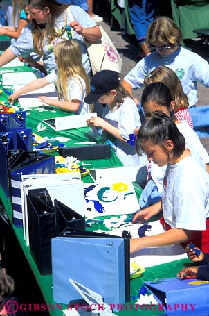 Stock Photo #6092: keywords - adolescence adolescent annual boy child children crafts create creative day earth ecology educate education environment event festival girl girls group hands horz jacksonville make outdoor play project science stewardship summer together young