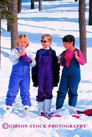 Stock Photo #1973: keywords -  asian child children ethnic exercise friend girl girls mix model outdoor play recreation released snow social vert winter