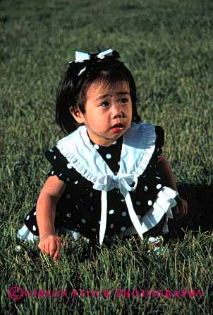 Stock Photo #2035: keywords -  alone asian baby child cute ethnic girl japanese model released vert