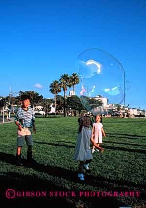 Stock Photo #2039: keywords -  asian beach boy brother bubble child children chinese ethnic girl laguna not play reach released sister vert