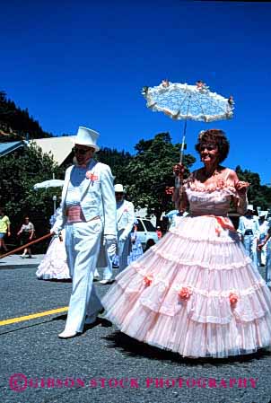 Stock Photo #2105: keywords -  citizen costume couple dance elderly exercise fancy not parade released senior tradition vert walk