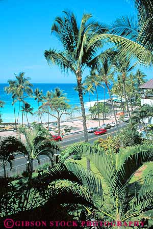 Stock Photo #11571: keywords -  alii auto automobiles autos beach beaches car cars coast destination drive hawaii island kailua kona landscape landscapes ocean palm resort road roads scenery scenic sea shore street streets traffic travel trees tropical vert water