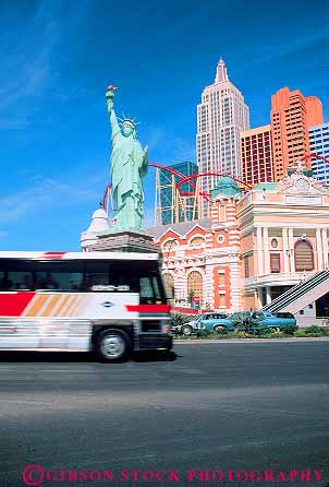 Stock Photo #14625: keywords - buildings bus buses busing casino casinos city commercial destination downtown las mass near nevada new road roads street streets tour touring tours transit transportation travel traveler travelers urban vacation vegas vehicle vert york
