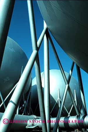 Stock Photo #2204: keywords -  ames california equipment geometric geometry hardware industry manufacturing nasa pipe pressure sphere steel storage tanks technology vert