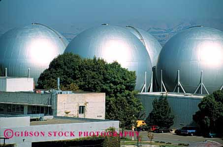 Stock Photo #2233: keywords -  air ames california horz industry large nasa pressure round sphere storage tanks unusual
