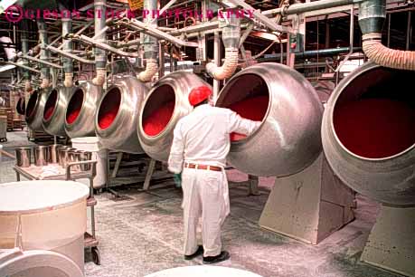 Stock Photo #3419: keywords -  bin california candy company fairfield food goelitz horz industry manufacture manufacturing red rotate sanitary technician