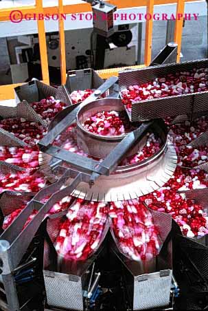 Stock Photo #2256: keywords -  candy clean company equipment food goelitz industry machine make making manufacturing process sanitary sort vert