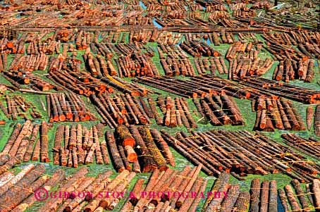 Stock Photo #2259: keywords -  floating forest geometric geometry horz industry inventory klamath log logging lumber manufacture manufacturing mill natural oregon products raft renewable resource river wood