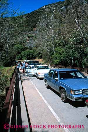 Stock Photo #2274: keywords -  auto bumper busy california car commute congestion drive jam national park road sequoia slow stopped street traffic transportation travel urban vehicle vert wait