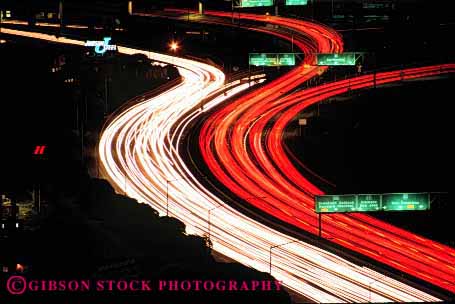 Stock Photo #2288: keywords - abstract blur bright california car commute congestion curve distort drive dusk exposure francisco freeway highway horz hour interstate light long motion movement night red road rush san streaks street time traffic transportation vehicle