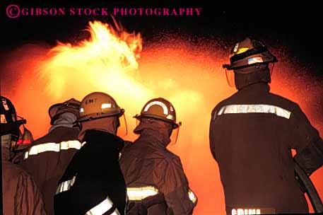 Stock Photo #2308: keywords -  blur building burn burning career caution cooperate danger emergency s fight fire firemen flame ga gear heat horz hot income job motion movement natural night occupation protective public resistant risk safety service suit team uniform vocation work