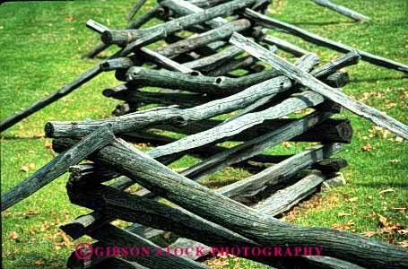 Stock Photo #2388: keywords -  barrier design fence geometric geometry horz landscape pattern rail residential row security split symmetrical traditional wood