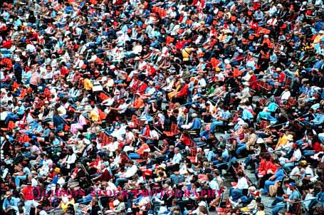 Stock Photo #2416: keywords -  attendance audience baseball bleacher bleachers california countless crowd crowded event events francisco full game horz large lots many multitude number numerous people professional row rows san seating seats spectator sport stadium stadiums