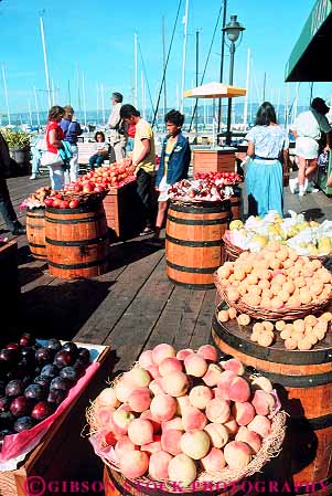 Stock Photo #13690: keywords -  business california cities city crop crops display displayed displaying displays downtown farm farmers food francisco fruit fruits malls market markets outdoor outside peach peaches pier plaza plazas produce retail san sell seller sellers selling sells small stand stands temporary tomato tomatos urban vegetable vegetables vendor vendors vert