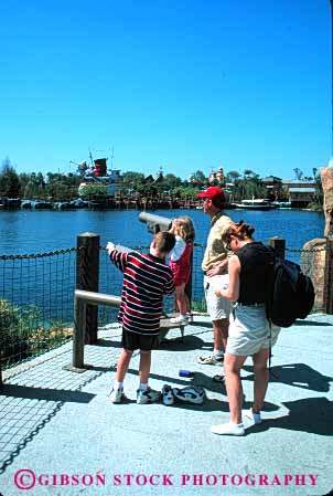 Stock Photo #6130: keywords - adventure boy child children dad daughter enjoy family father girl husband islands mate mom mother of offspring orlando share sibling son spouse summer telescope together travel trip vacation vert wife