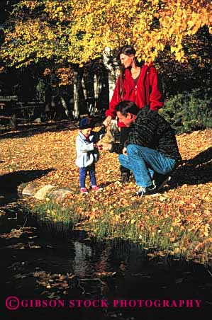 Stock Photo #2574: keywords -  aspen autumn child creek explore fall family hike outside parent released share together vert