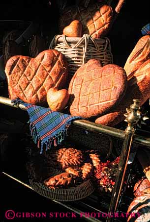 Stock Photo #2646: keywords -  bake bakery bread business display dough fresh loaf retail sale sour vert