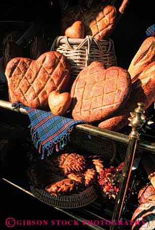 Stock Photo #2646: keywords - bake bakery bread business display dough fresh loaf retail sale sour vert