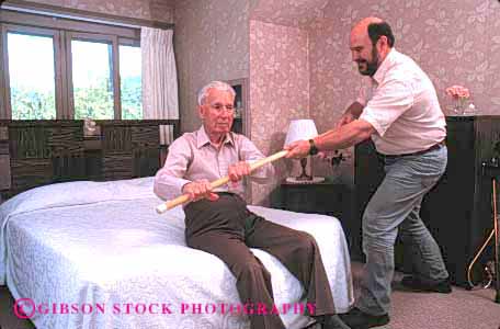 Stock Photo #2710: keywords - aid aide aides aiding assist assistance assisting assists attend attendant attendants attending attends care caregiver client clients convalescence convalescent convalescents disabled elderly exercise give giver gives giving handicapped health healthcare help helpers home horz job man medical nurse occupation old patient patients people person provider released therapy