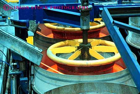 Stock Photo #2773: keywords - brass burn coiling danger equipment factory foundry heat horz hot industry machine manufacture melt metal risk rod safety technology