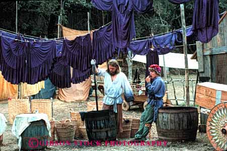 Stock Photo #2794: keywords -  actor actress california costume entertain fair faire festival fun horz laundry marin medieval not party performance play pleasure purple reenact released renaissance role show summer