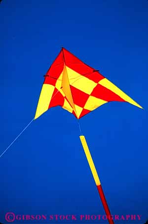 Stock Photo #6120: keywords - aerodynamic aerodynamics air angle color colorful design drift drifting flight float floating fly flying hang kite lighter miami red sky tether tethered than triangle vert weightless wind yellow