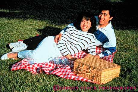 Stock Photo #3446: keywords -  affection close couple couples food horz hug intimate japanese love outdoor picnic private quiet relax released security share snuggle solitude together
