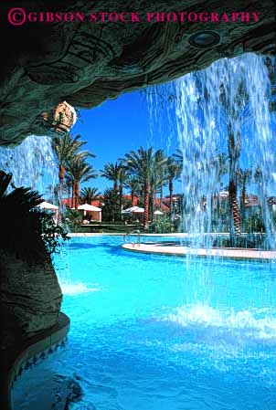Stock Photo #2947: keywords - destination grand las nevada pool regent resort spa splash summer summerlin swim swimming travel vacation vegas vert water waterfall wet