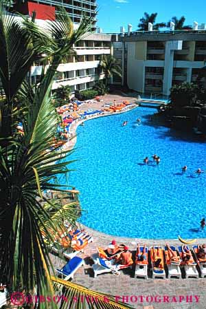 Stock Photo #2950: keywords -  cid destination el mazatlan mexico pool resort summer swim swimming travel vacation vert water wet