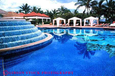 Stock Photo #2954: keywords -  destination grand hawaii horz maui pool resort summer swim swimming travel vacation wailea water wet