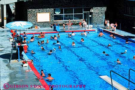 Stock Photo #2961: keywords - canada horz hot kootenay national park play pool public radium spring swim swimming water wet