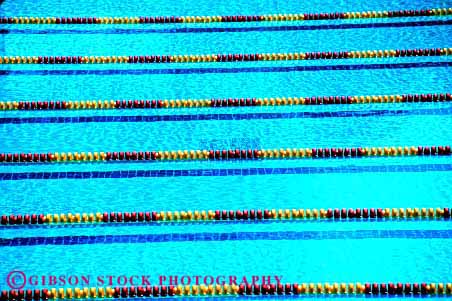 Stock Photo #2964: keywords -  abstract blue float horz lane line marker parallel pool race straight swim swimming symmetry water wet