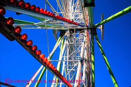 Stock Photo #2966: keywords -  angle brace colorful design engineer equipment ferris frame geometric geometry horz industry machine mechanical moving paint parts rotate steel structure support technology triangle wheel