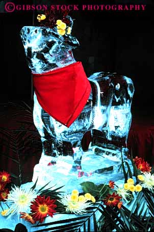Stock Photo #2982: keywords - animal art carve clear cold create dog frozen ice melt sculpture temporary vert water