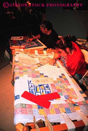 Stock Photo #3022: keywords - blanket california cloth comforter craft create fabric fair hand hobby made not quilting released sew skill state stitch tradition vert women