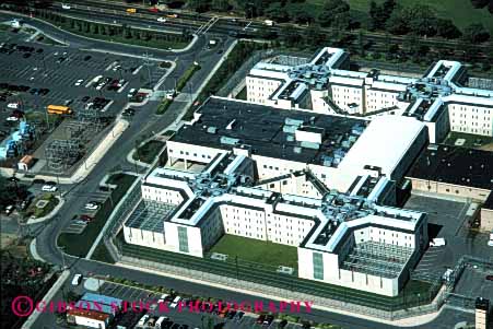 Stock Photo #3023: keywords - aerial contain court crime criminal enclose guilty horz incarcerate island jail justice law long new penitentiary prison protect punishment restrict york