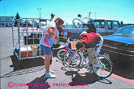 Stock Photo #3033: keywords -  bicycles couple exercise explore group horz not recreation released see site summer tourist traveler vacation visitor