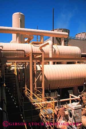 Stock Photo #3062: keywords -  alternative california complex conduct conversion convert duct electricity energy exchange generate geothermal heat holtville industry insulate machine metal natural paint pipe plant plumb power renewable research resource site steam steel vert