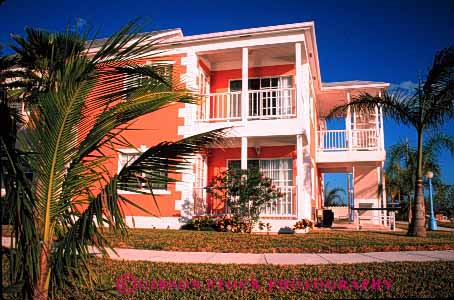 Stock Photo #3092: keywords - apartment architecture bahamas building condominium grid home horz nassau pattern residential square tropical urban