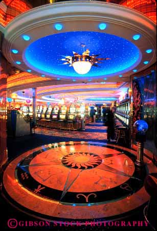 Stock Photo #3119: keywords -  abstract architecture bright casino circle color colorful cruise design geometric geometry interior lighting of pattern rhapsody round seas ship vert