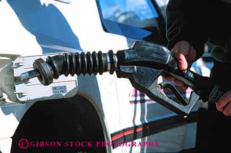 Stock Photo #3146: keywords -  auto car fuel gas gasoline handle horz hose industry machine nozzle petroleum pump recovery service station transportation vapor vehicle