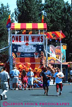 Stock Photo #3152: keywords -  activity amusement annual attraction california event fair family festival fun game midway park parks play public sacramento state summer vert