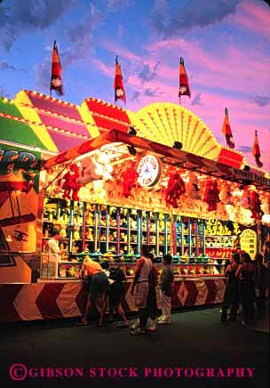 Stock Photo #3153: keywords -  activity amusement annual attraction california event fair family festival fun game midway park parks play public sacramento state summer sunset vert